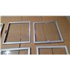 Image 5 : Six 16 Inch × 17 Inch Aluminum Slider Glass Windows.