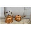 Image 7 : Copper Kettles, Glass Vases, Bowls and Ashtrays