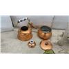 Image 8 : Copper Kettles, Glass Vases, Bowls and Ashtrays
