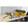 Image 1 : Strong N' Tuff 27” Tool Chest with Level, Hacksaw, Pliers, Hammer, Air Touch Up Gun