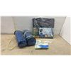 Image 1 : Two Tera Gear Fleece Sleeping Bags 32” x 75” and World Famous Sports Sport Camp Seat, and More