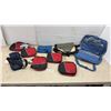 Image 1 : Herbal Magic Olive Green and Tan Messenger Bag and Blue Duffel Bag with Rhino Cases and More.