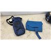Image 5 : Herbal Magic Olive Green and Tan Messenger Bag and Blue Duffel Bag with Rhino Cases and More.