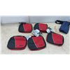 Image 7 : Herbal Magic Olive Green and Tan Messenger Bag and Blue Duffel Bag with Rhino Cases and More.