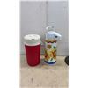 Image 6 : New BBQ Tool Set in Case, 2 Thermos Bottles, Garden Sprinkler, and Garden Tools