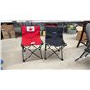 Image 2 : Four Folding Camping Chairs Including Canadian Flag, Escort and Two "Tot Spot" Children's Chairs