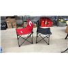 Image 3 : Four Folding Camping Chairs Including Canadian Flag, Escort and Two "Tot Spot" Children's Chairs