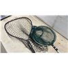 Image 15 : Two Berkley Ice Fishing Rods and Reels, Fishing Net, Tackle Bag, Lures