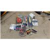 Image 3 : Two Berkley Ice Fishing Rods and Reels, Fishing Net, Tackle Bag, Lures