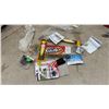 Image 7 : Two Berkley Ice Fishing Rods and Reels, Fishing Net, Tackle Bag, Lures