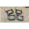 Image 2 : Jobmate 12-Piece Hobby Clamp Sets, 2 1/2” C-Clamp and 2 Quick-Release Bar Clamps
