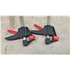 Image 5 : Jobmate 12-Piece Hobby Clamp Sets, 2 1/2” C-Clamp and 2 Quick-Release Bar Clamps