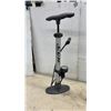 Image 2 : CCM Bicycle Floor Pump with 160 PSI Gauge, Red Hand Pump, Deluxe Siphon Pump