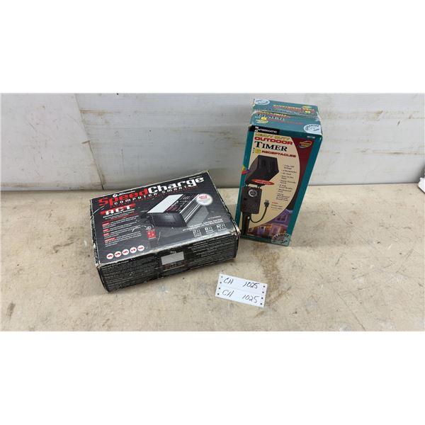 Intermatic HB1116R Heavy Duty Outdoor Timer and Schumacher SCF-1200A SpeedCharge Charger