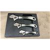 Image 3 : New Mastercraft Maximum 3-Piece Adjustable Wrench Set and 9-Piece SAE and Metric Wrench Sets