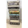 Image 14 : Large Lot of Cassette Tapes, Storage Cases, Louis Armstrong, Willie Nelson
