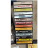Image 5 : Large Lot of Cassette Tapes, Storage Cases, Louis Armstrong, Willie Nelson