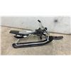 Image 1 : Ski-Doo X-Team Children's Snow Scooter Sled with Handlebars and Three Skis