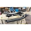 Image 6 : Ski-Doo X-Team Children's Snow Scooter Sled with Handlebars and Three Skis