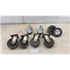 Image 1 : Swivel Casters and 2 Wheels