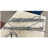 Image 2 : Galvanized Steel Wire Rope Cables with Eye-and-Eye Turnbuckles, Various Lengths and Gauges