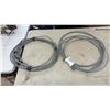 Image 5 : Galvanized Steel Wire Rope Cables with Eye-and-Eye Turnbuckles, Various Lengths and Gauges
