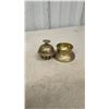Image 4 : Vintage Brass Collection Including Nutcracker Stand, Engraved Vase, Bowls, Trays