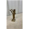 Image 6 : Vintage Brass Collection Including Nutcracker Stand, Engraved Vase, Bowls, Trays