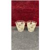 Image 10 : Assortment of Clear Glass Decanters, Etched Mugs, Stemmed Cordials