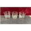 Image 6 : Assortment of Clear Glass Decanters, Etched Mugs, Stemmed Cordials