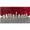 Image 2 : Crystal Collection: Cut Bowls, Vases, Decanters, Shakers, Gold-Rim Platter
