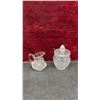 Image 6 : Crystal Collection: Cut Bowls, Vases, Decanters, Shakers, Gold-Rim Platter