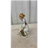 Image 18 : Vintage Blue and Gold Grecian-Style Pedestal Vase, Figurines, Pitchers, Ashtray