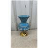 Image 2 : Vintage Blue and Gold Grecian-Style Pedestal Vase, Figurines, Pitchers, Ashtray