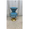 Image 3 : Vintage Blue and Gold Grecian-Style Pedestal Vase, Figurines, Pitchers, Ashtray