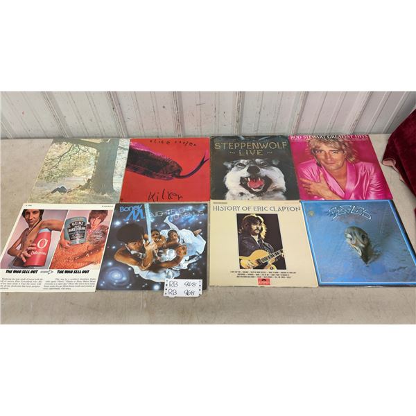 8 Vintage Rock LPs