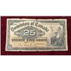 Image 2 : 1900 Dominion of Canada 25¢ Shin Plaster