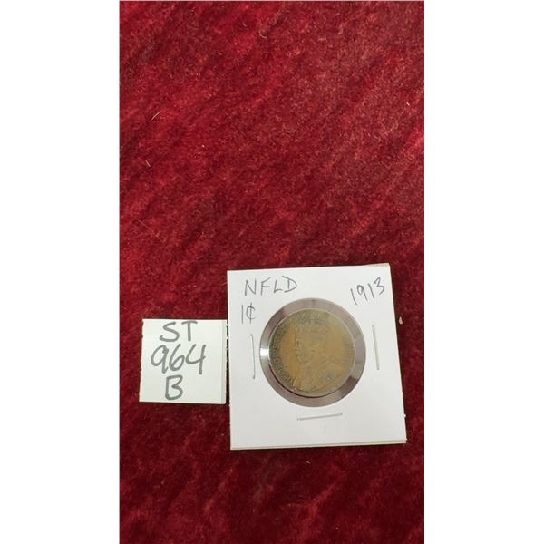 1913 Newfoundland Large Penny