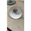 Image 5 : Vintage Industrial Green Enamel RLM Gooseneck Barn Light and Dome Shades, Largest 20” Diameter