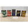 Image 1 : Quaker State, Castrol Multi-Grade, Esso Extra, Motomaster Nugold and More 1 Litre Oil Cans