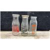 Image 2 : Vintage Glass Milk Bottles, Stacey Bros., Silverwood's, Kemp's Dairy, Co-Operative