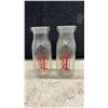 Image 6 : Vintage Glass Milk Bottles, Stacey Bros., Silverwood's, Kemp's Dairy, Co-Operative
