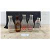 Image 1 : Vintage Glass Milk Bottles Including Borden's, Sundale, Multi-Milk and More, Set of 5