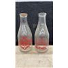 Image 2 : Vintage Glass Milk Bottles Including Borden's, Sundale, Multi-Milk and More, Set of 5