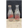 Image 3 : Vintage Glass Milk Bottles Including Borden's, Sundale, Multi-Milk and More, Set of 5