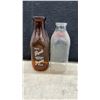 Image 4 : Vintage Glass Milk Bottles Including Borden's, Sundale, Multi-Milk and More, Set of 5