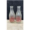 Image 3 : Vintage Glass Milk Bottles Including Multi-Milk, Palm Dairies, Rodewald Farms Dairy