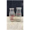 Image 4 : Seven Vintage Glass Milk Bottles Including Silverwood's, Stacey Bros., Wilson's, Page's