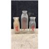 Image 6 : Seven Vintage Glass Milk Bottles Including Silverwood's, Stacey Bros., Wilson's, Page's
