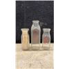 Image 7 : Seven Vintage Glass Milk Bottles Including Silverwood's, Stacey Bros., Wilson's, Page's